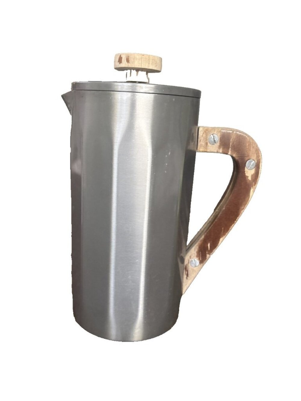 Starbucks 2015 Stainless Steel 1 Liter French Press Coffee Maker w/ Wood  Handle